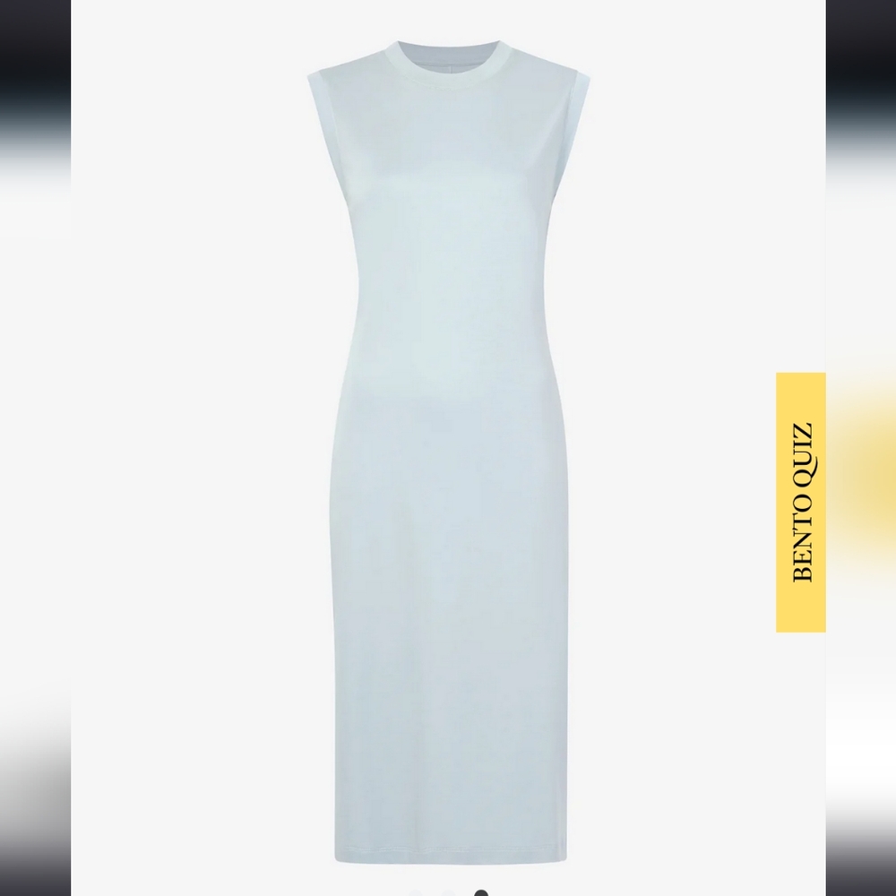 NEW MM Lafleur Light Blue The Lou Dress in Pima Cotton Size XLarge,med - Picture 6 of 11